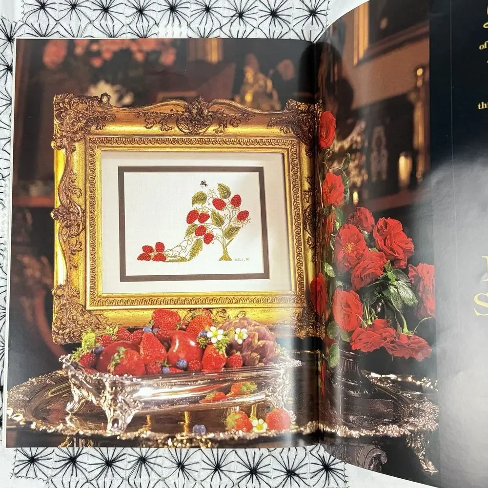 VTG 1998 Inspirations Embroidery Magazine #17 Floral Cottage Needlepoint